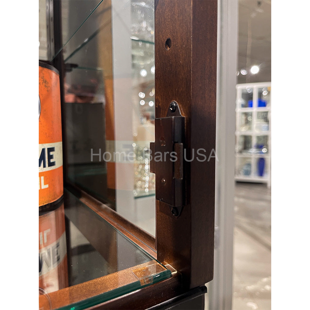 Howard Miller Martindale Curio Cabinet 680469 real photo of the lock - Home Bars USA