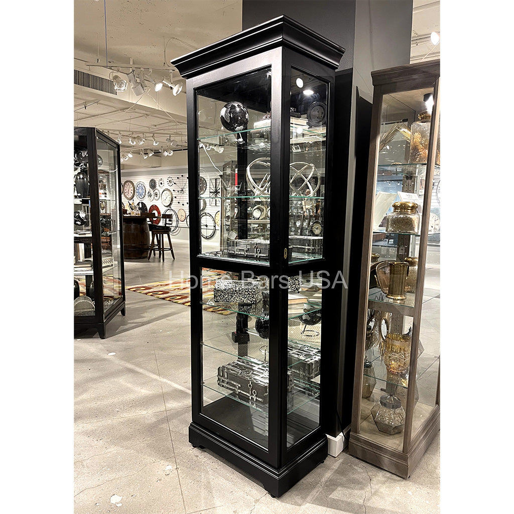 Howard Miller Martindale III Curio Cabinet 680578 real photo of the side - Home Bars USA