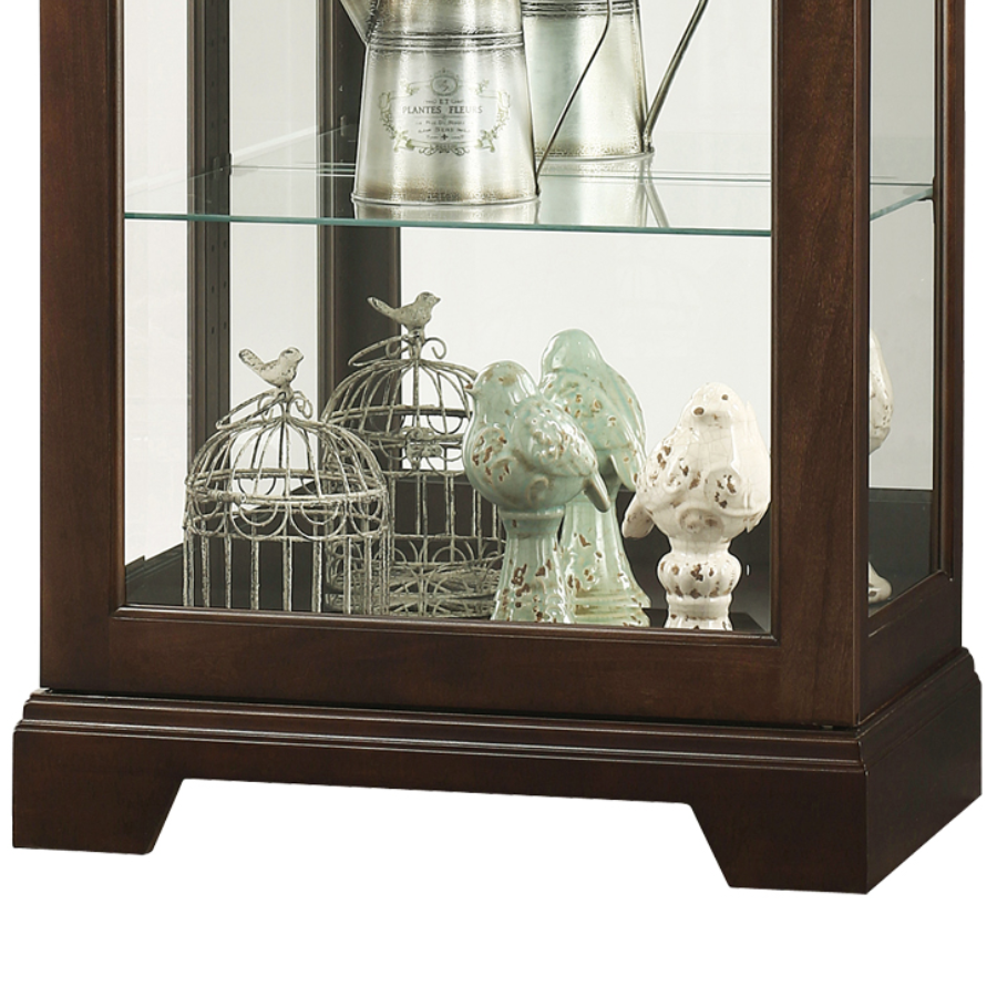 Howard Miller Martindale II Curio Cabinet 680577 base details - Home Bars USA