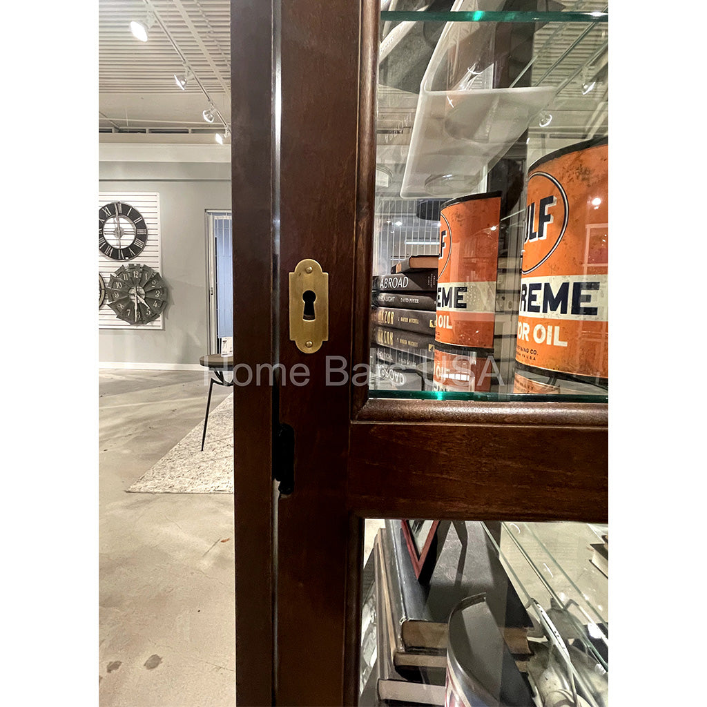 Howard Miller Martindale II Curio Cabinet 680577 real photo of the keyhole - Home Bars USA