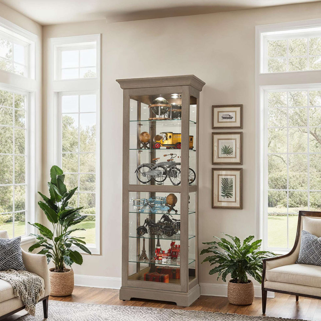 Howard Miller Martindale VI Curio Cabinet 680637 in interior design - Home Bars USA