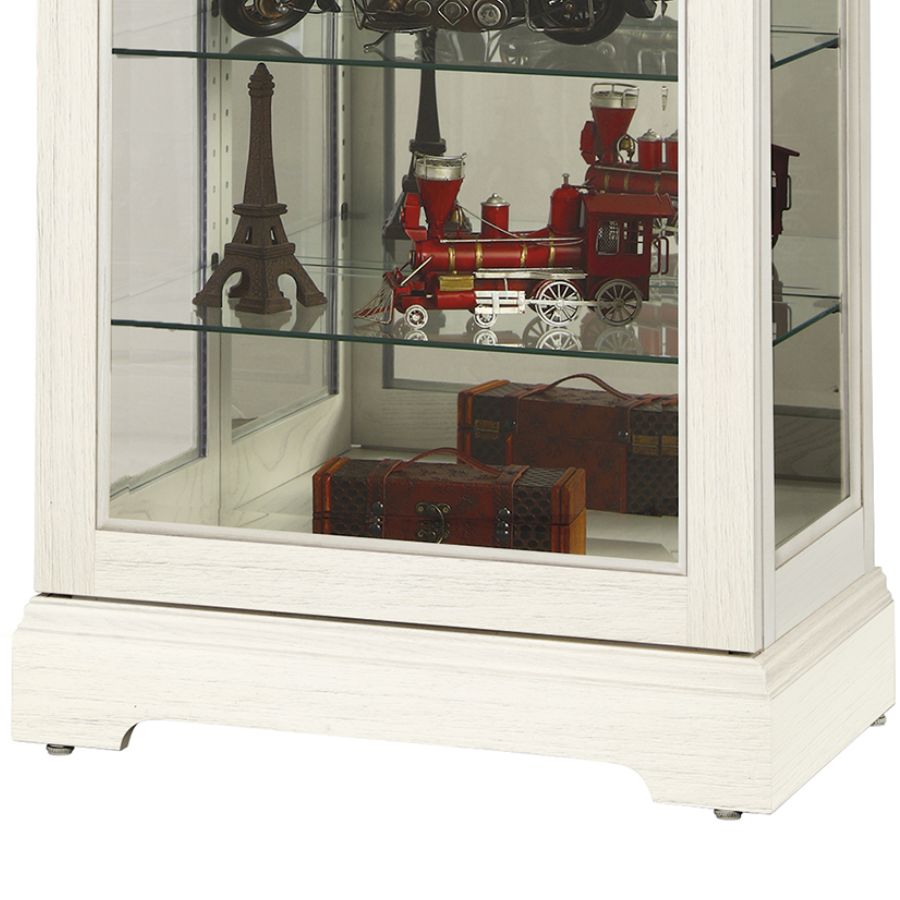 Howard Miller Martindale V Curio Cabinet 680636 base details - Home Bars USA