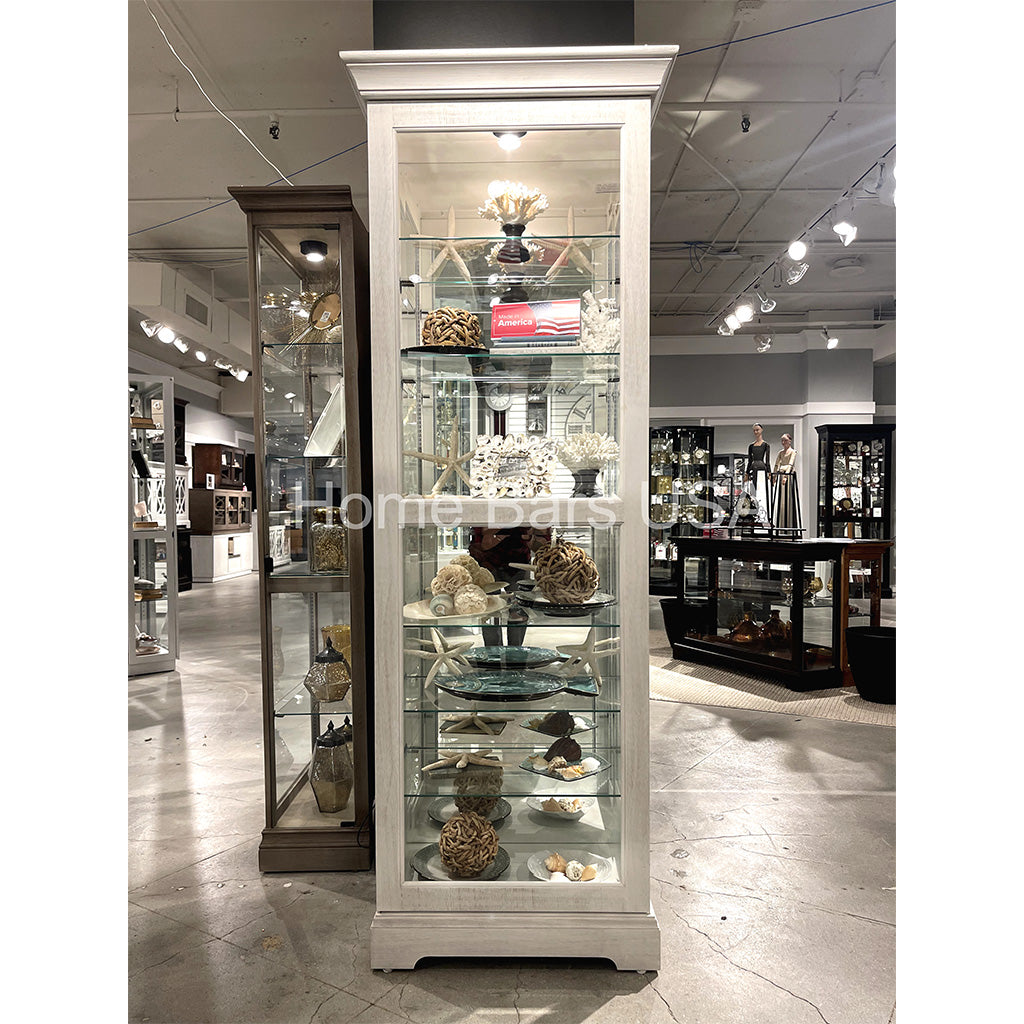 Howard Miller Martindale V Curio Cabinet 680636 real photo of the front - Home Bars USA