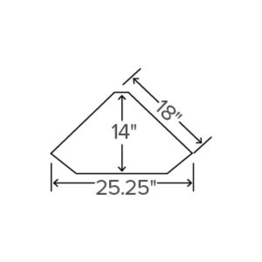 Howard Miller Melissa IV Corner Curio Cabinet 680631 dimensions - Home Bars USA