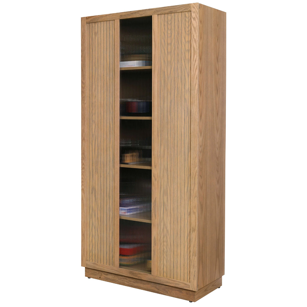 Howard Miller Nora Storage Cabinet 680820 closed sliding door - Home Bars USA