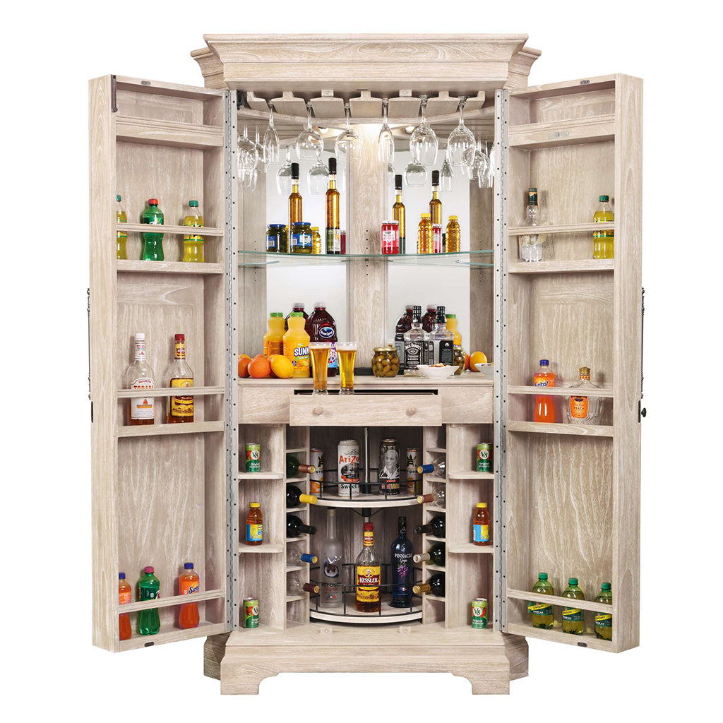Howard Miller Passport Corner III Wine &amp; Bar Cabinet 695354 - Home Bars USA