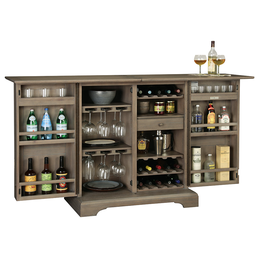 Howard Miller Passport Wine &amp; Bar Console 695276 - Home Bars USA