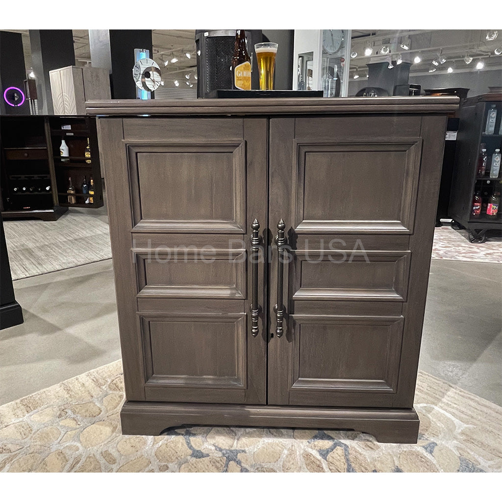 Howard Miller Passport Wine &amp; Bar Console 695276 - real photo of the front in interior - Home Bars USA
