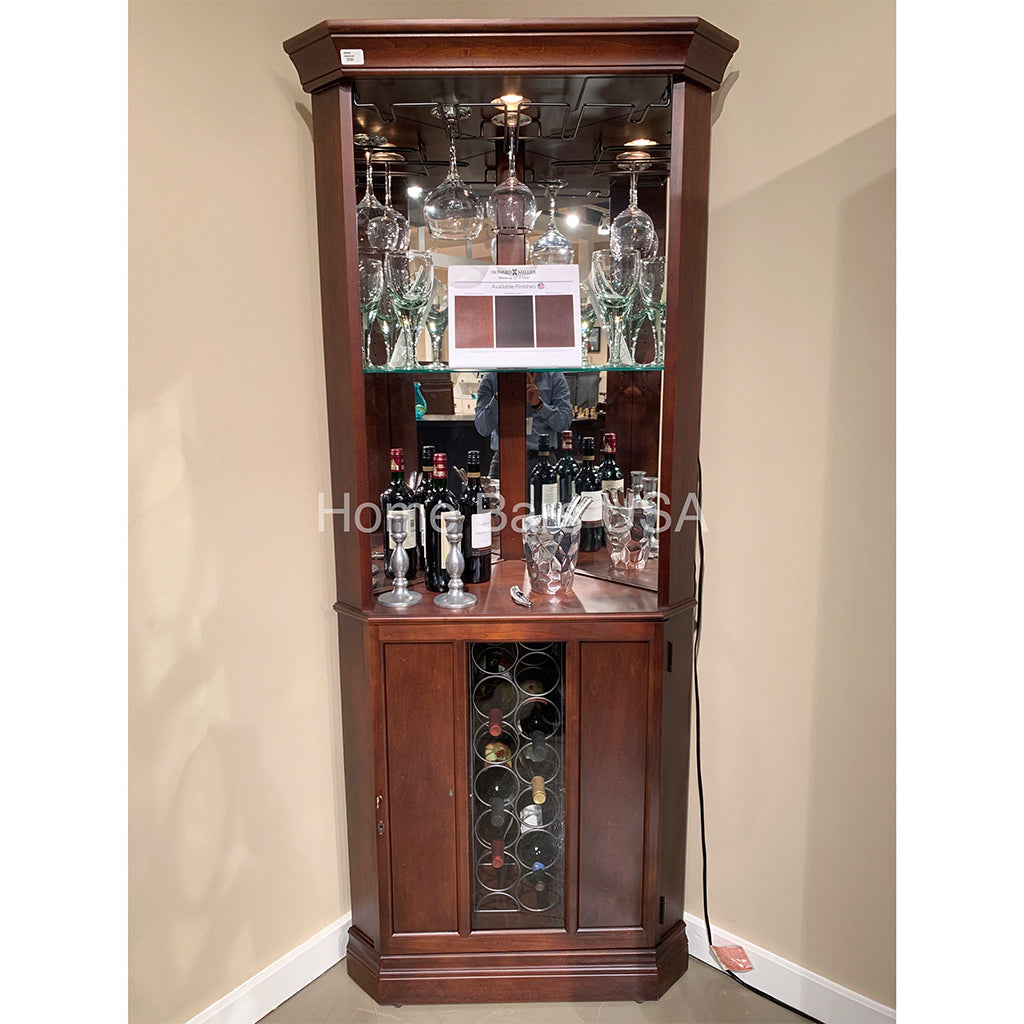 Howard Miller Piedmont Corner Wine & Bar Cabinet 690000 - Home Bars USA
