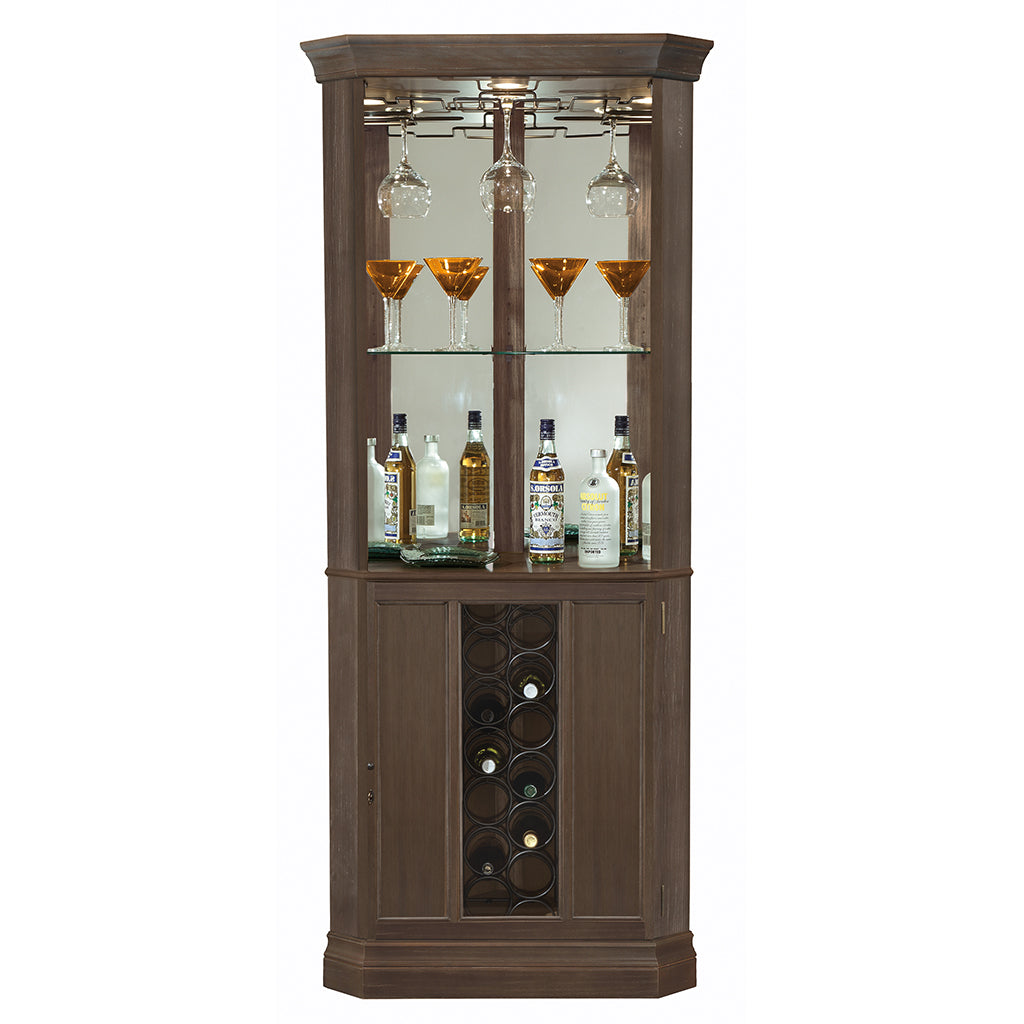 Howard Miller Piedmont IV Corner Wine &amp; Bar Cabinet 690045 - Home Bars USA
