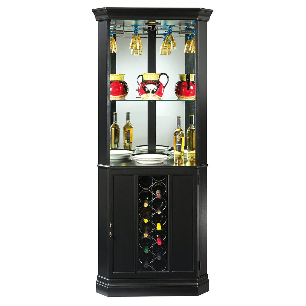 Howard Miller Piedmont VII Corner Wine & Bar Cabinet 690048 - Home Bars USA