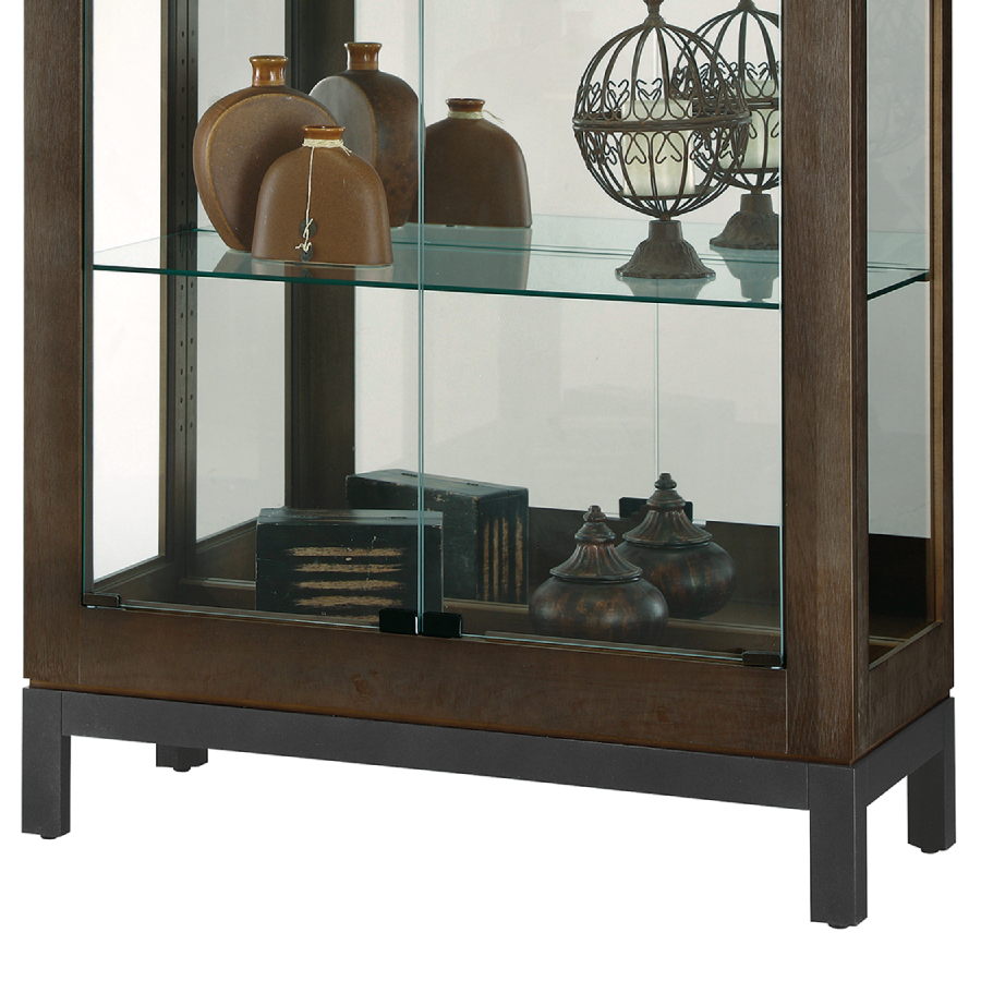 Howard Miller Quinn III Curio Cabinet 680680 base details - Home Bars UA