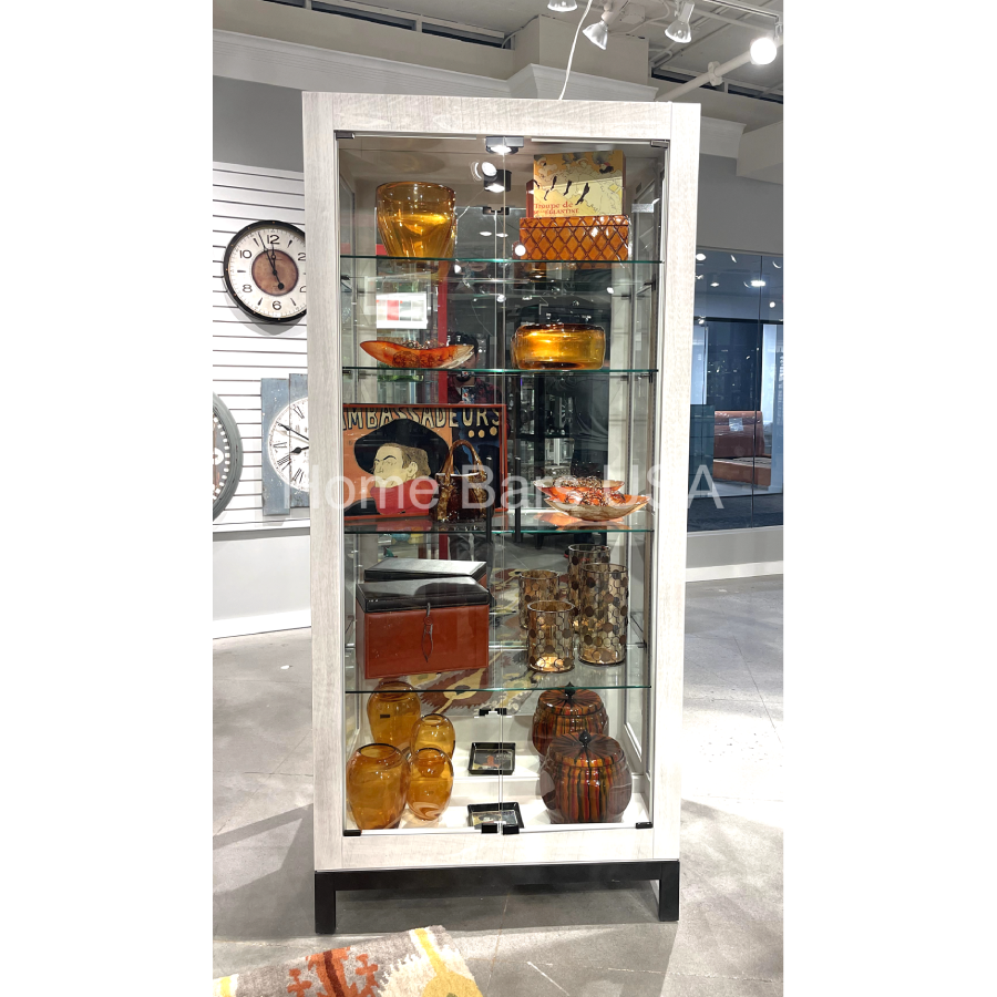 Howard Miller Quinn IV Quinn Curio Cabinet 680681 real photo - Home Bars USA