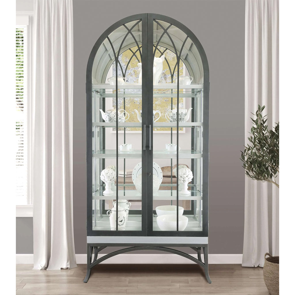 Howard Miller Ramona II Curio Cabinet 680701 in interior design - Home Bars USA