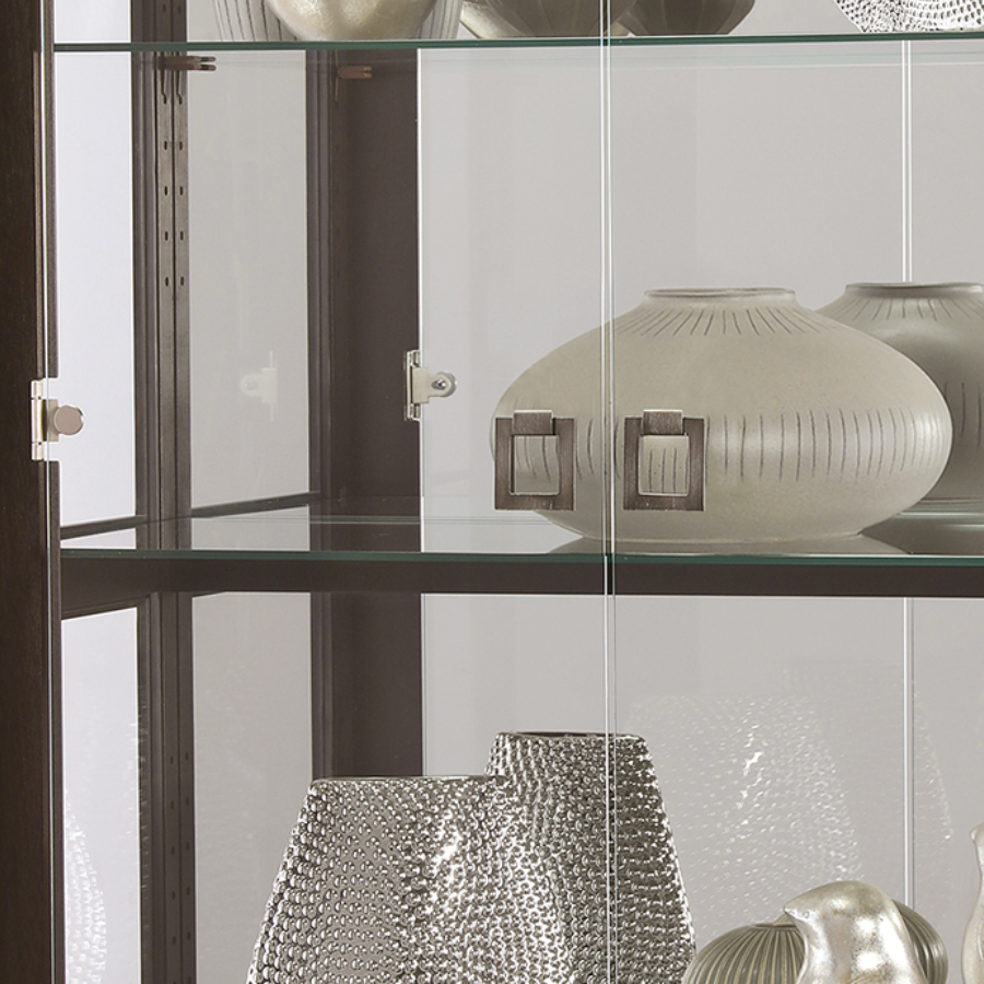 Howard Miller Sheena Curio Cabinet 680692 details - Home Bars USA