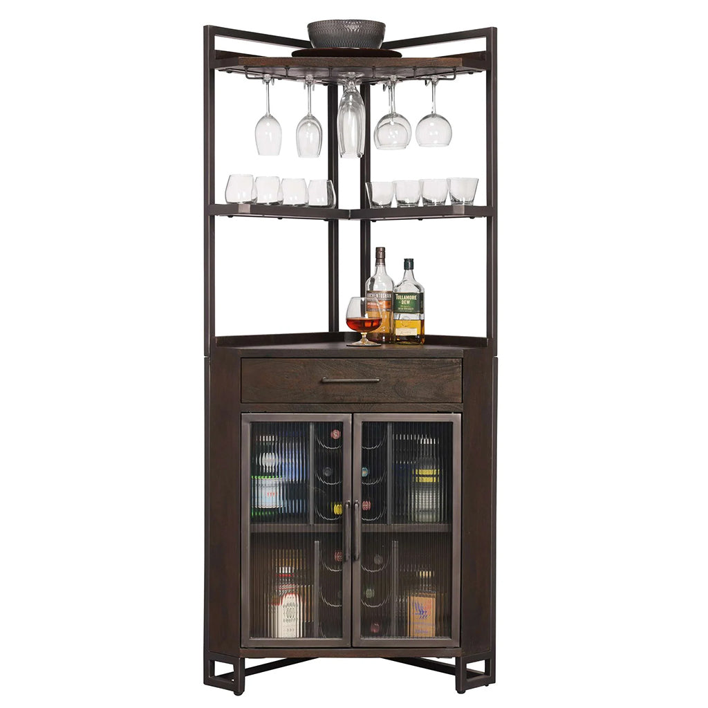Howard Miller Studio Corner III Wine & Bar Cabinet 695363 - Home Bars USA