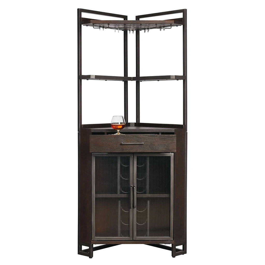 Howard Miller Studio Corner III Wine &amp; Bar Cabinet 695363 drawer - Home Bars USA