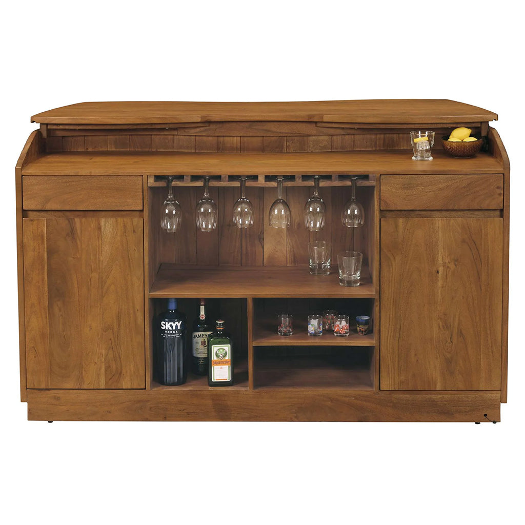 Howard Miller Thorin Counter Bar 693058 back - Home Bars USA