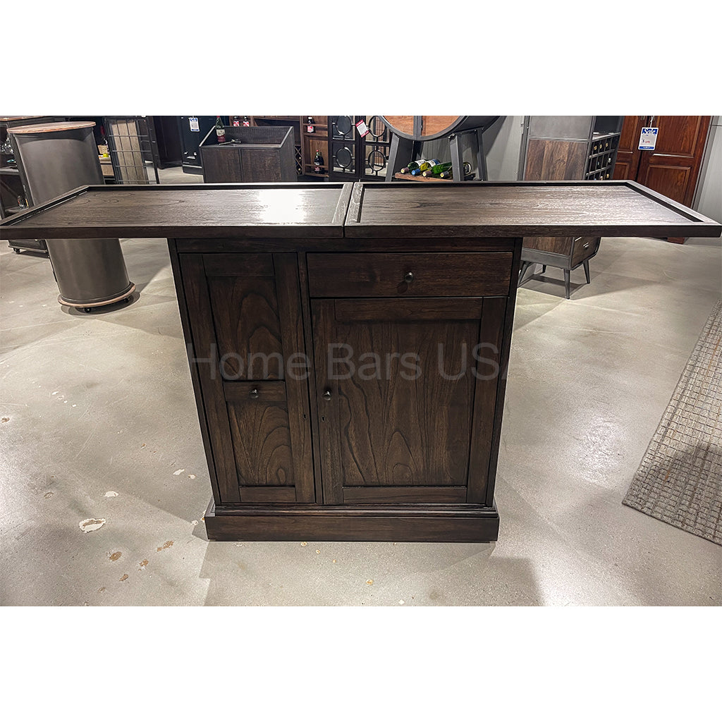 Howard Miller Tipple Wine &amp; Bar Console 695280 real photo of the front with open prep space - Home Bars USA
