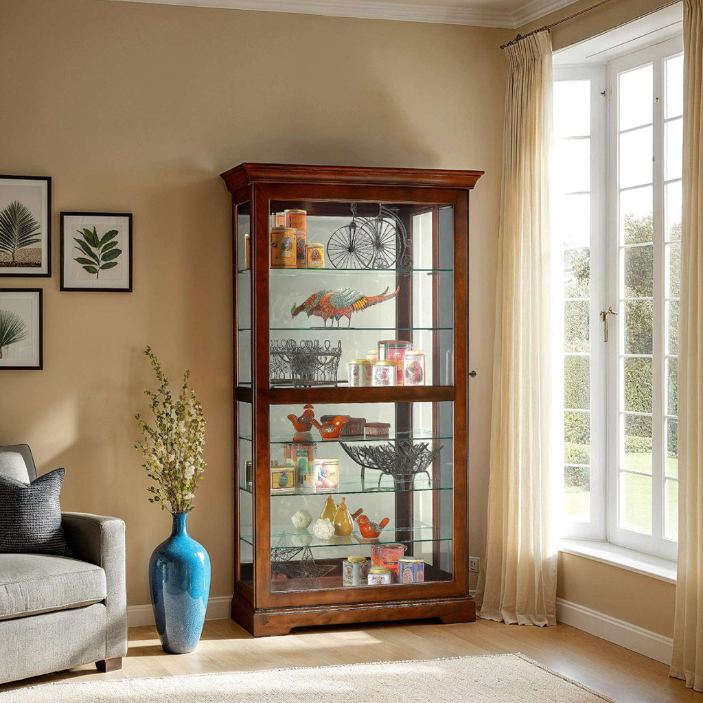 Howard Miller Tyler Curio Cabinet 680537 in interior design - Home Bars USA