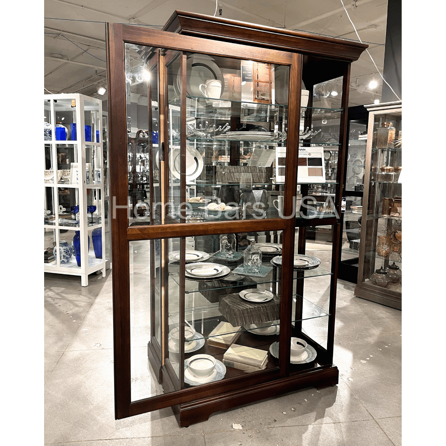 Howard Miller Tyler Curio Cabinet 680537 with closed door - Home Bars USA