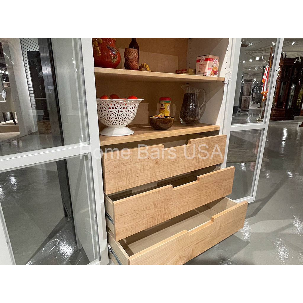 Howard Miller Willa II Storage Cabinet 680798 real photo of the drawers - Home Bars USA