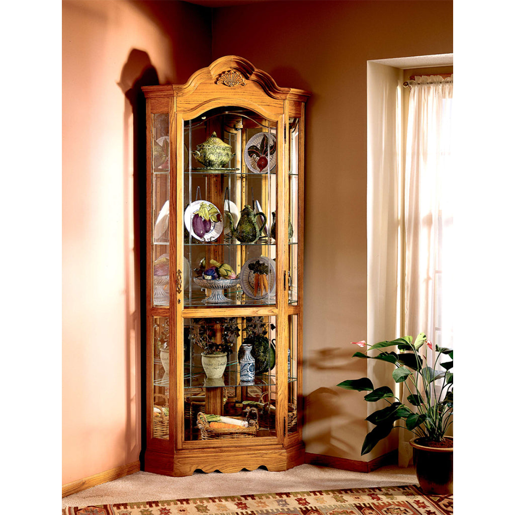 Howard Miller Wilshire Curio Cabinet 680207 - Home Bars USA