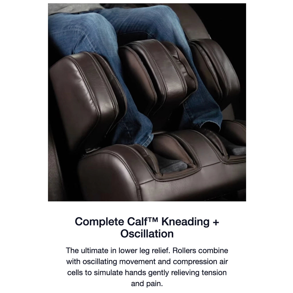 Infinity Dynasty 4D Massage Chair (Certified Pre-Owned) complete calf kneading + oscillation