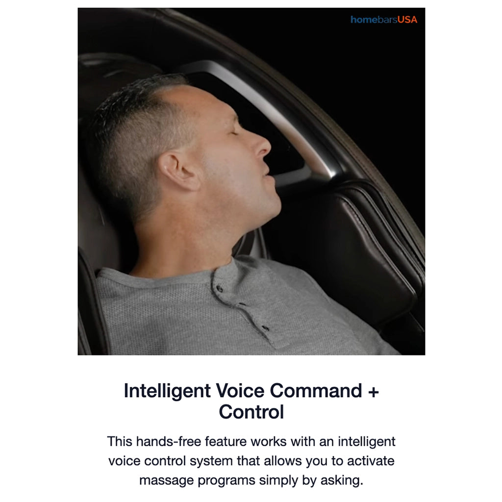 Infinity Dynasty 4D Massage Chair (Certified Pre-Owned) intelligent voice command + control