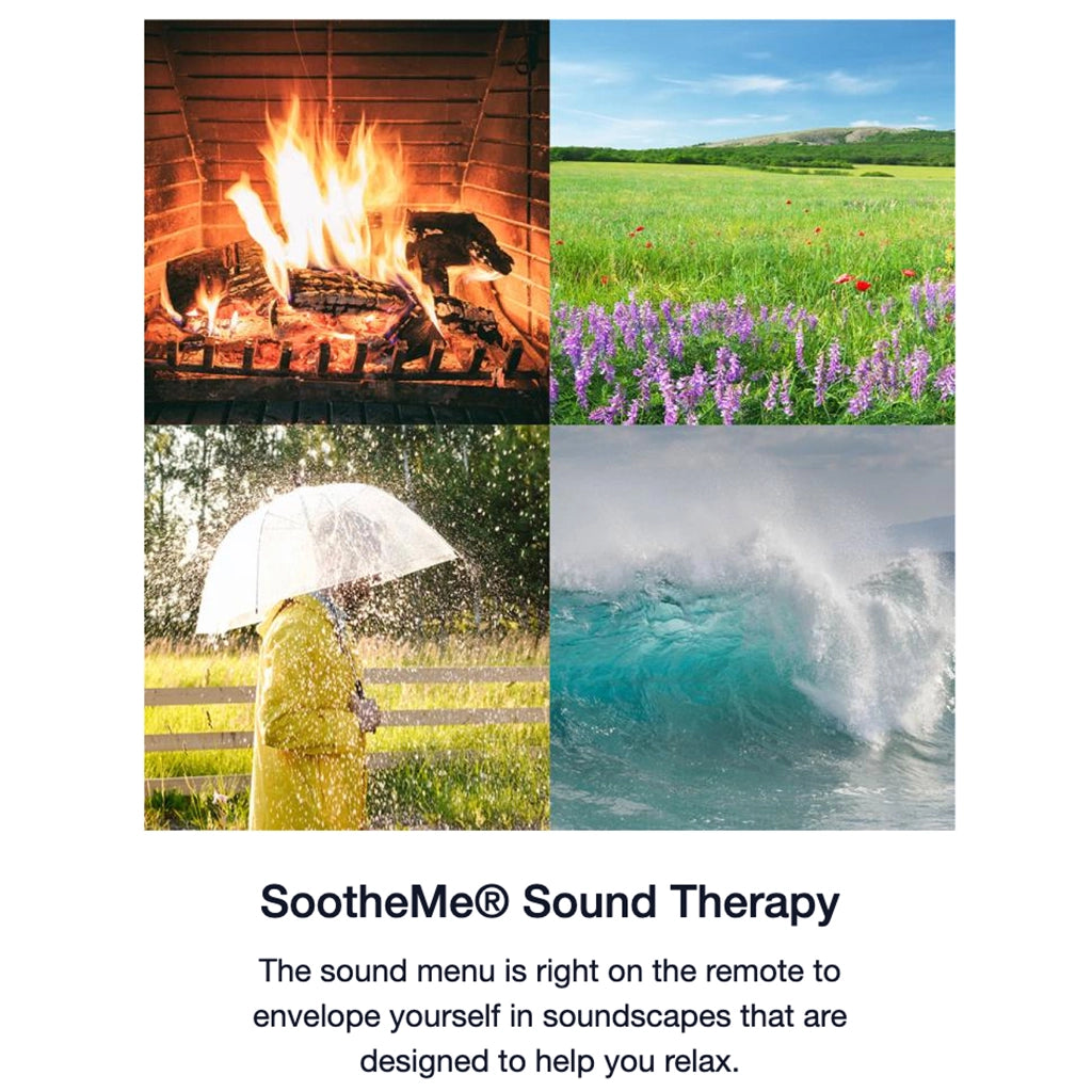 Infinity Dynasty 4D Massage Chair (Certified Pre-Owned) soothme sound therapy