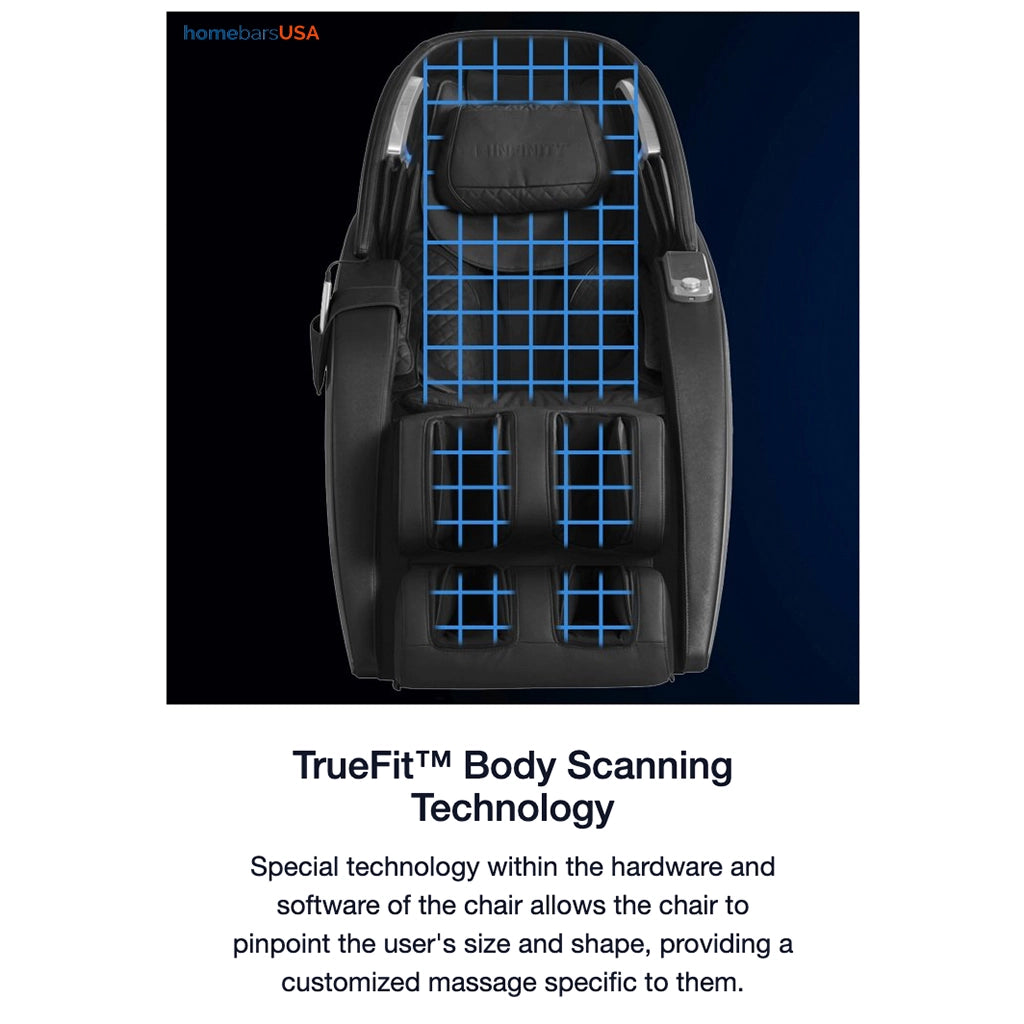 Infinity Dynasty 4D Massage Chair (Certified Pre-Owned) truefit body scanning technology 