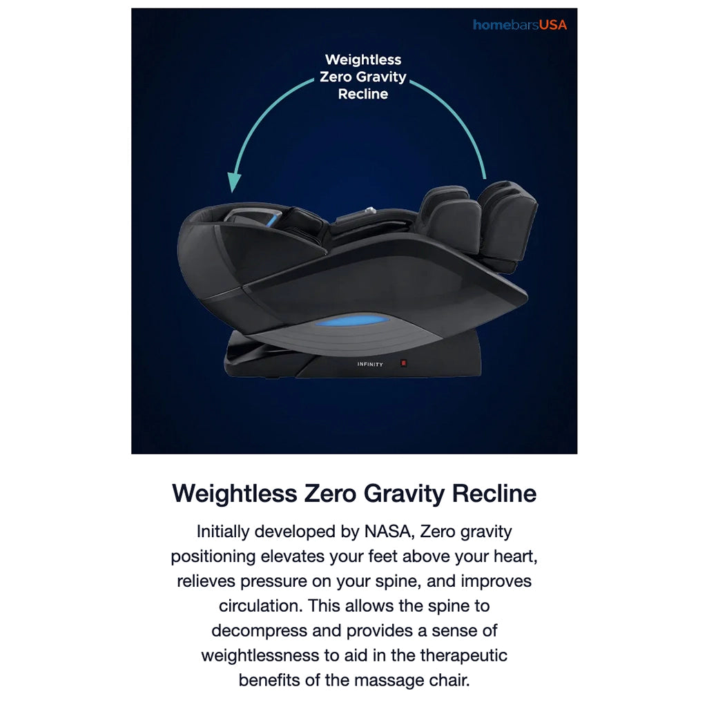Infinity Dynasty 4D Massage Chair (Certified Pre-Owned) weightless zero gravity recline
