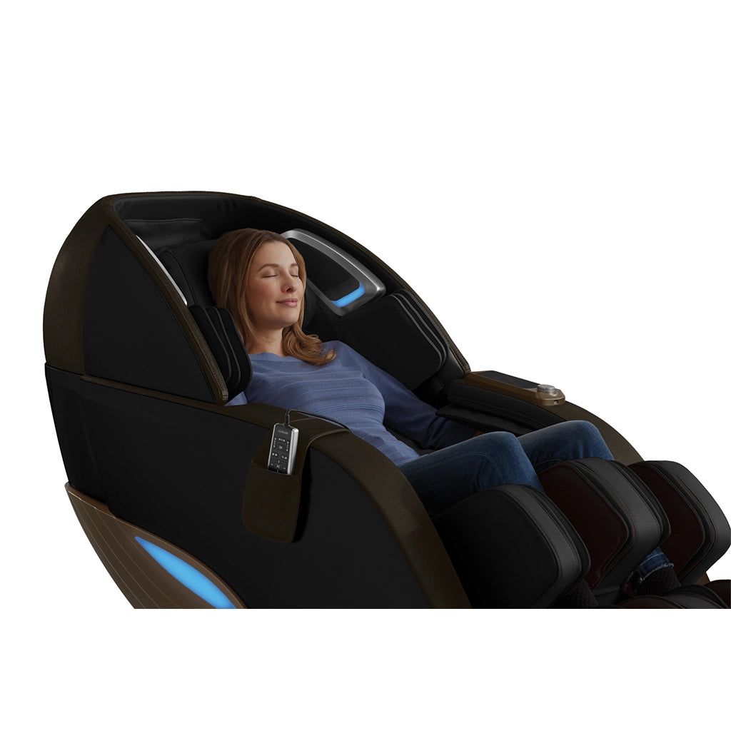 Infinity Dynasty 4D Massage Chair in Brown (Certified Pre-Owned) lifestyle