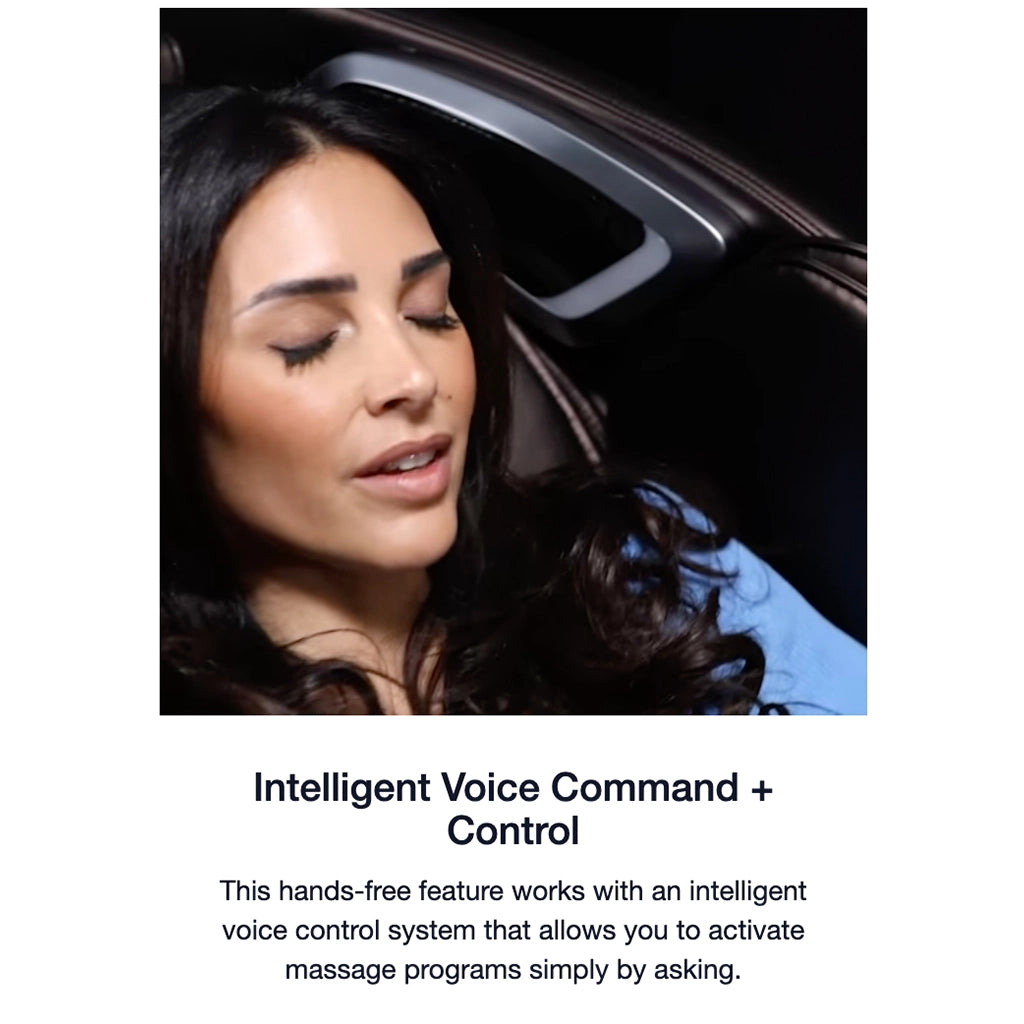 Infinity Evolution Max Massage Chair (Certified Pre-Owned) intelligent voice command + control