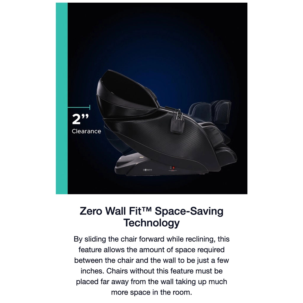 Infinity Evolution Max Massage Chair (Certified Pre-Owned) Zero Wall Fit Space-Saving Technology