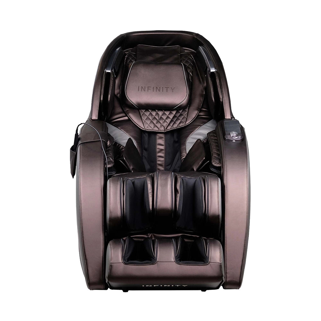 Infinity Evolution Max Massage Chair in Brown (Certified Pre-Owned) front