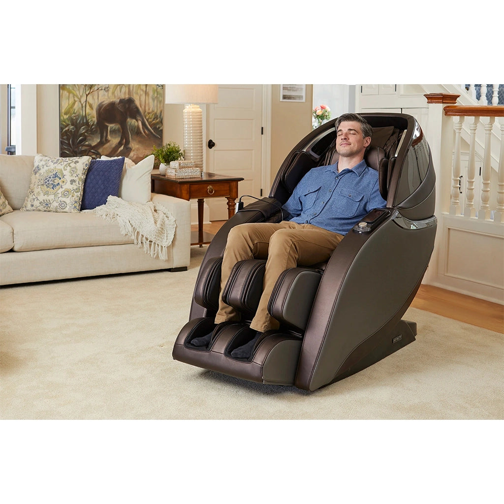 Infinity Evolution Max Massage Chair in Brown (Certified Pre-Owned) interior design