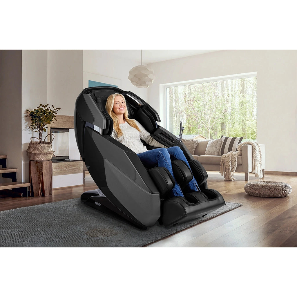 Infinity Imperial Syner-D Massage Chair in Black (Certified Pre-Owned) lifestyle