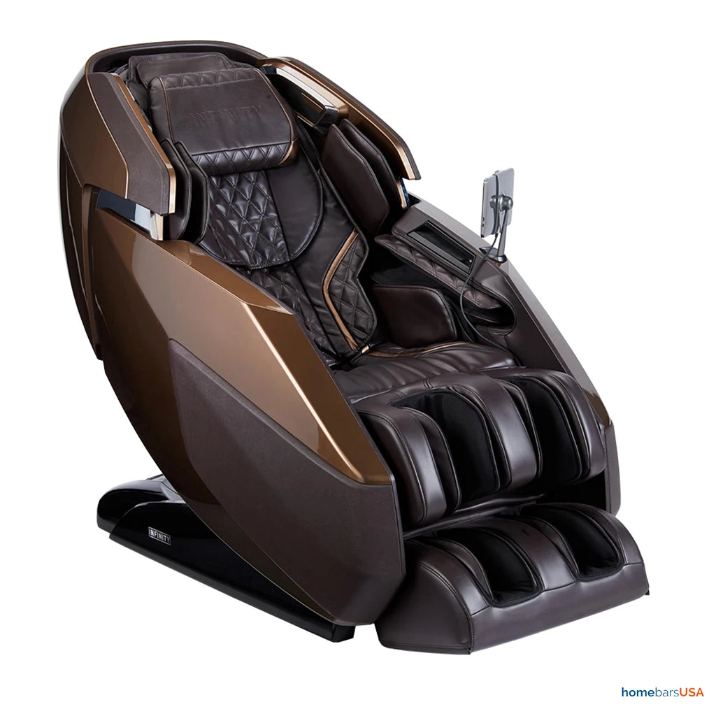 Infinity Imperial Syner-D Massage Chair in Brown (Certified Pre-Owned)