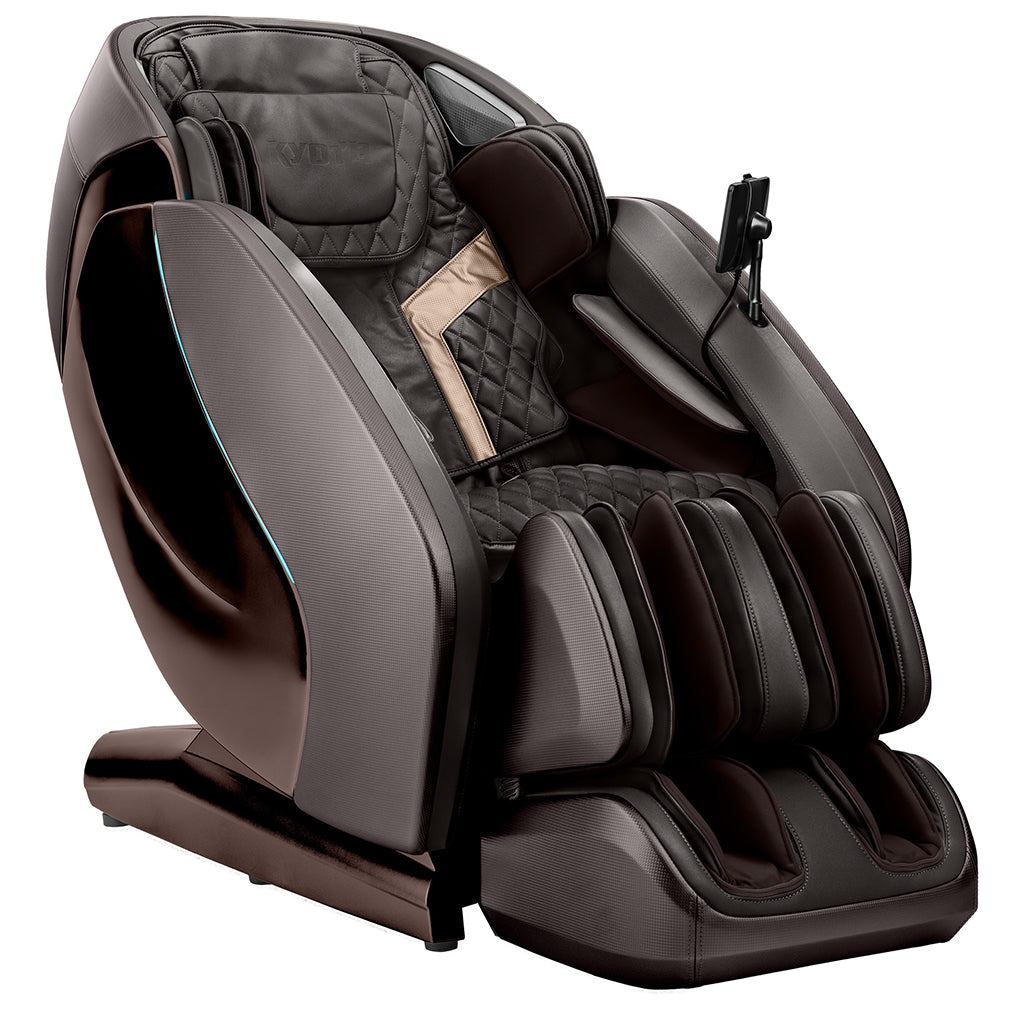 Kyota Hatsumei 4D AI Massage Chair M900 in Brown angle