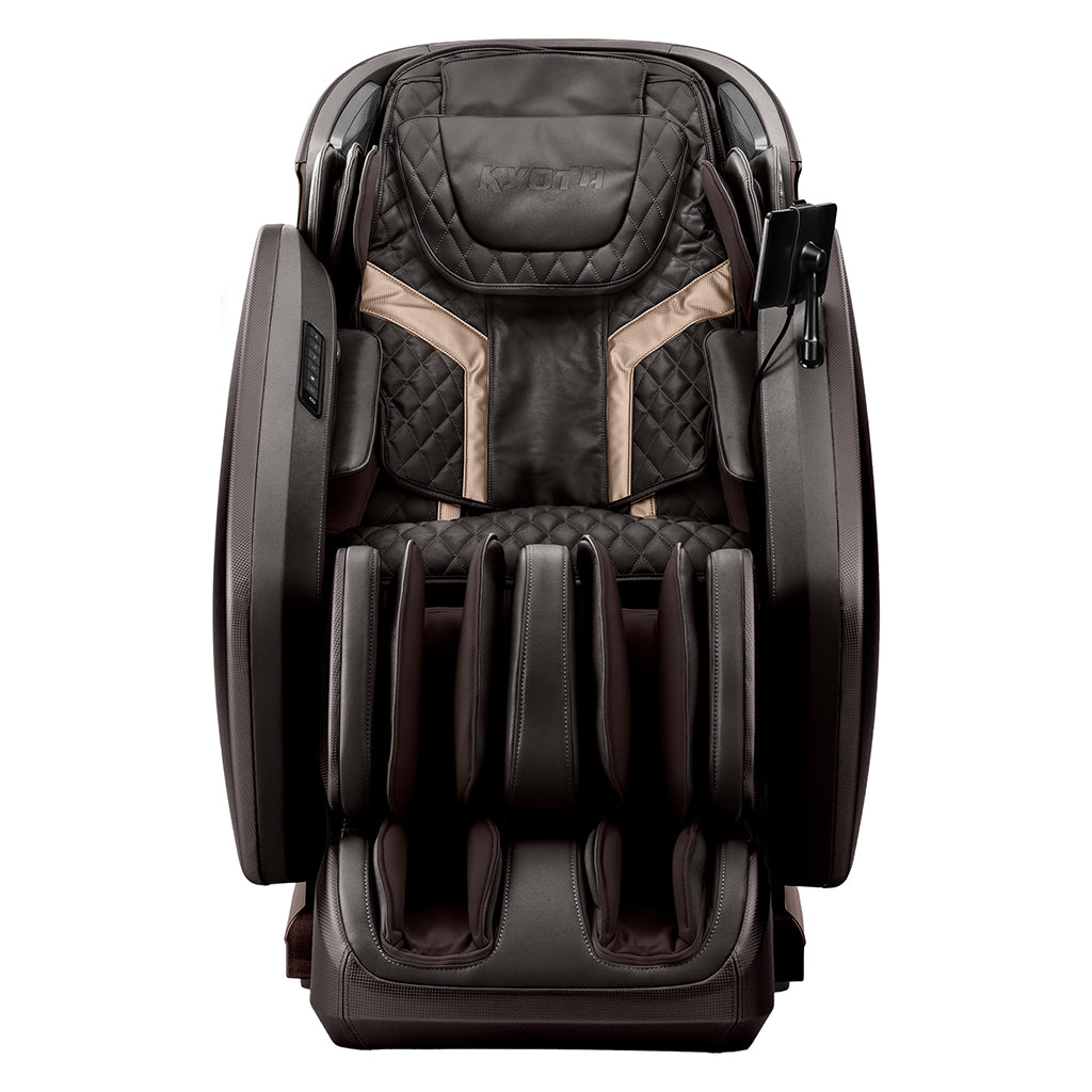 Kyota Hatsumei 4D AI Massage Chair M900 in Brown front
