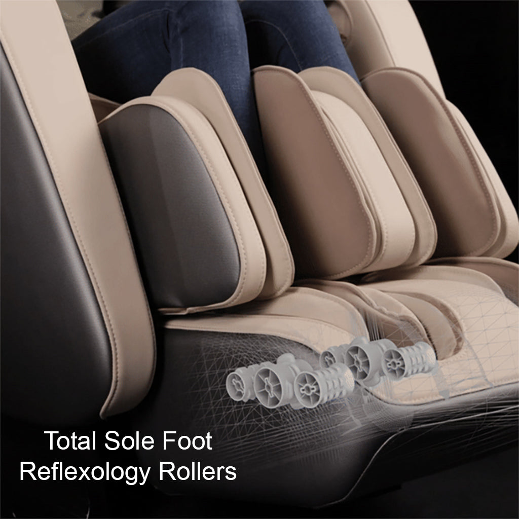 Kyota Joubu 4D Massage Chair M880 in Tan reflexology
