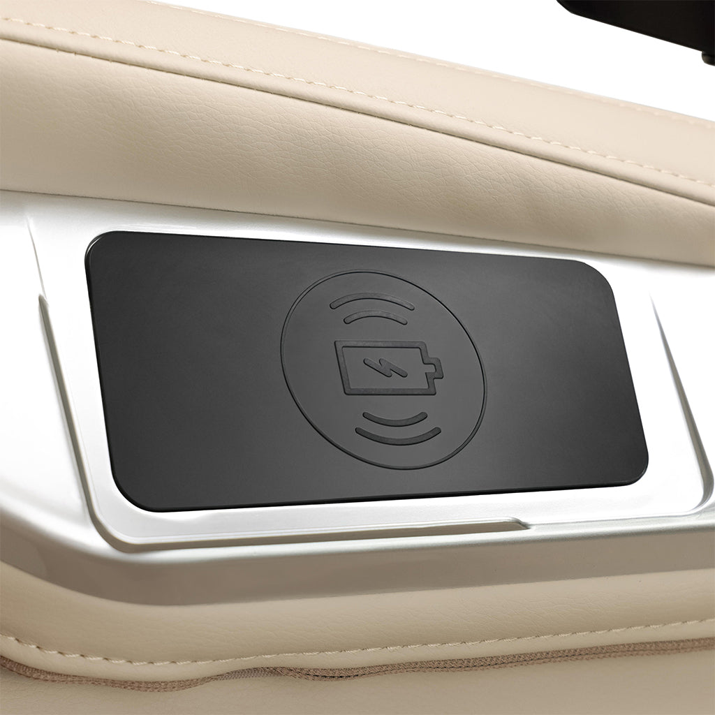 Kyota Joubu 4D Massage Chair M880 in Tan charging station