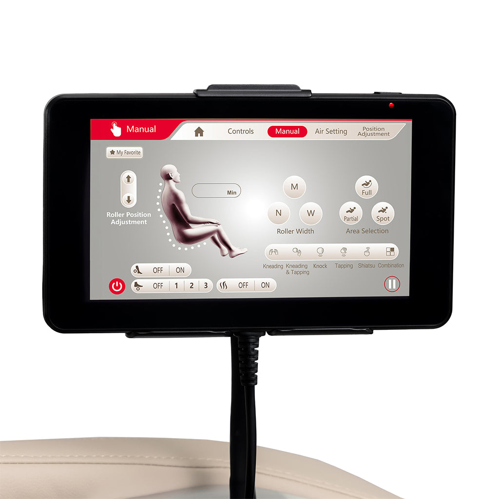 Kyota Joubu 4D Massage Chair M880 in Tan tablet