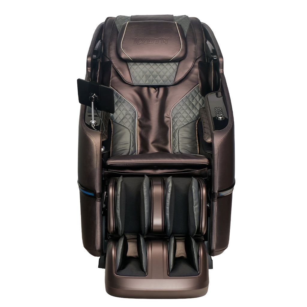 Kyota Kizuna Massage Chair M688 in Brown front