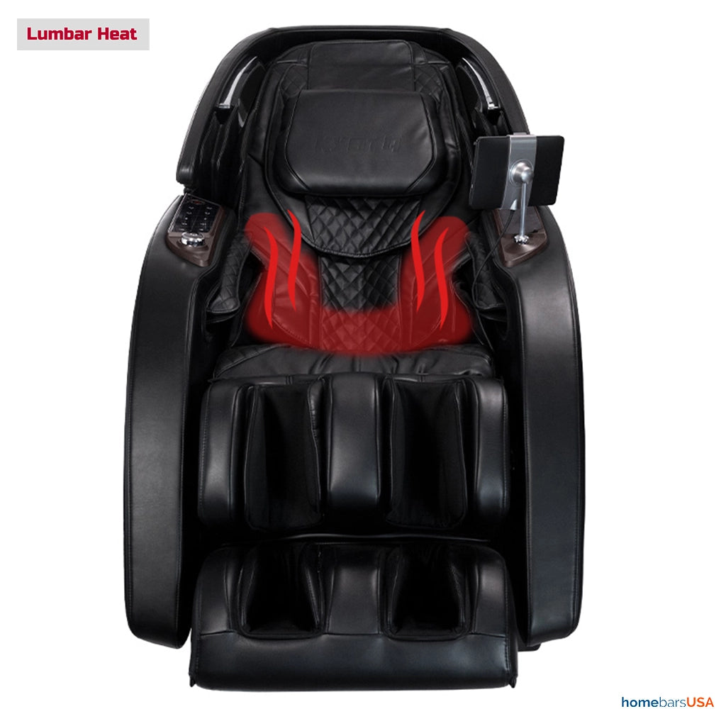 Kyota Nokori Syner-D Massage Chair M980 in Black (Certified Pre-Owned) Lumbar Heat