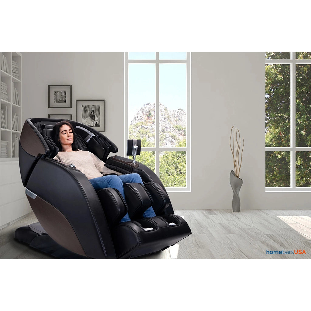 Kyota Nokori Syner-D Massage Chair M980 in Black (Certified Pre-Owned) in interior design