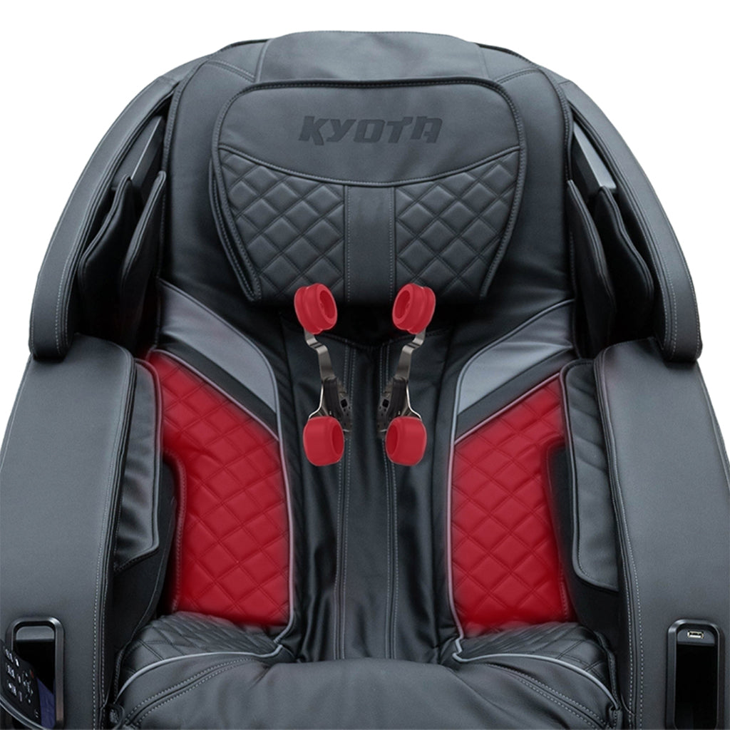 Kyota Yugana 4D Massage Chair M780 in Black heat