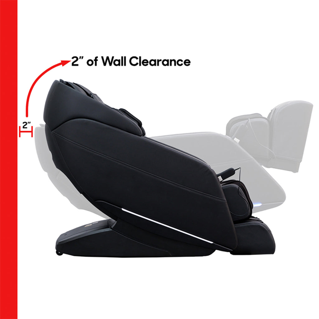 Kyota Yugana 4D Massage Chair M780 in Black zero wall fit