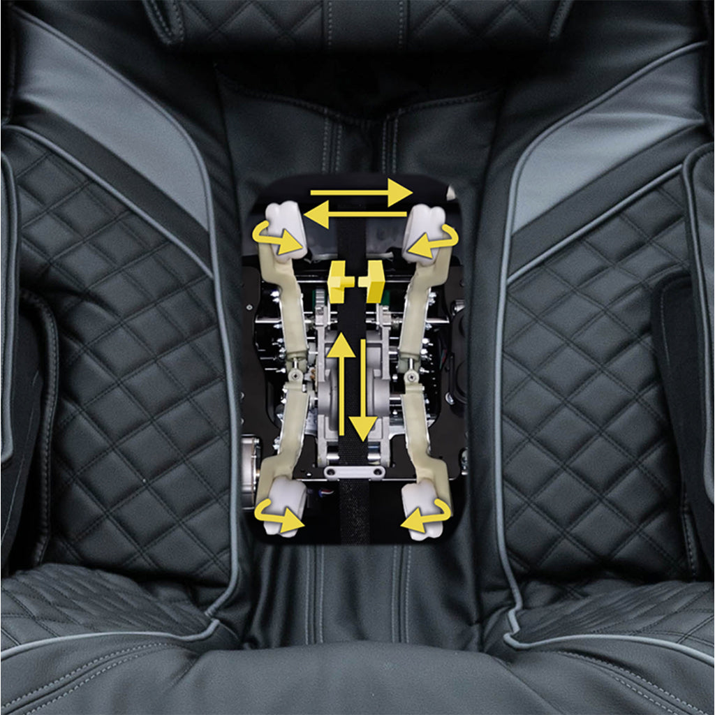 Kyota Yugana 4D Massage Chair M780 in Black mechanism